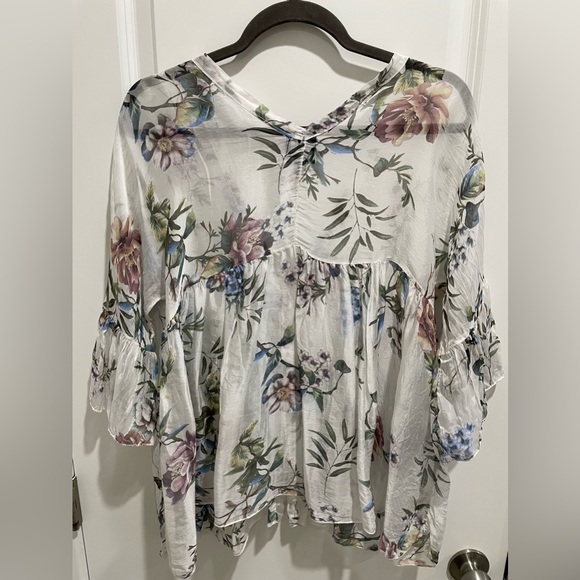Le Marais Paris floral tunic - Picture 2 of 5